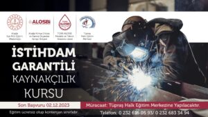 ALOSBİ’de istihdam garantili  kaynakçılık kursu
