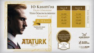 “Atatürk 1881 – 1919” Aliağa’da Öğrencilere Ücretsiz