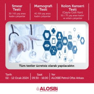 ALOSBİ’de öncelik sağlık “Senden değerlisi yok”