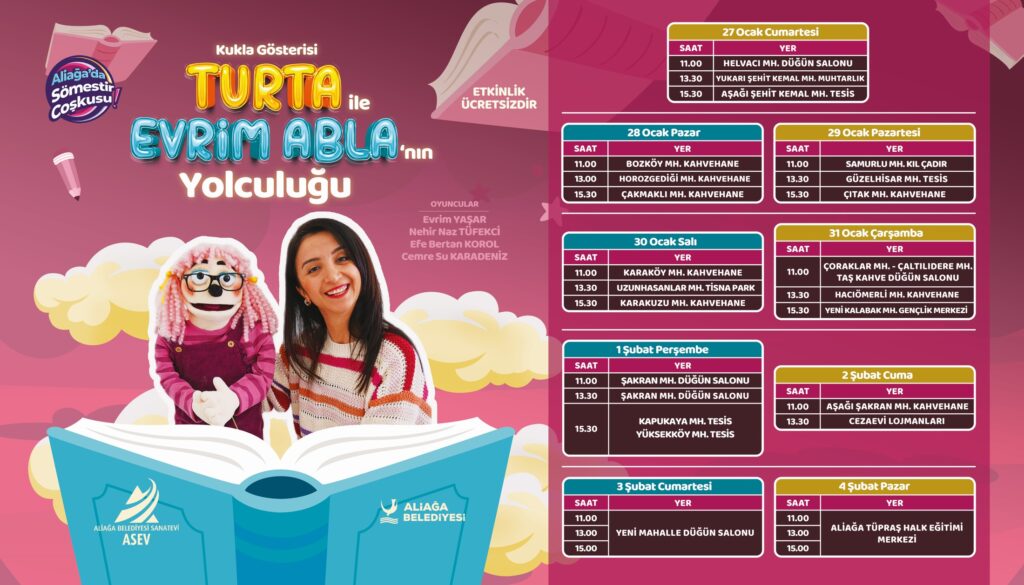 Aliağa’da Eğlenceli Yarıyıl Tatili Başlıyor