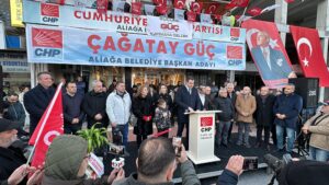 CHP ALİAĞA BELEDİYE BAŞKAN ADAYI ÇAĞATAY GÜÇ SEÇİM ÇALIŞMALARINA START VERDİ!
