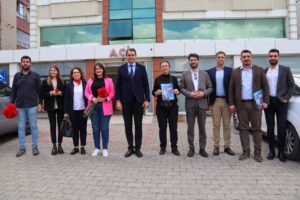 ÇAĞATAY GÜÇ’TEN SAĞLIK ÇALIŞANLARINA  ZİYARET