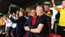 Başkan Tugay Göztepe’nin Süper Lig heyecanına ortak oldu