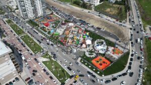Menemen Çocuk Oyun Köyü ziyaretçi rekoru kırdı