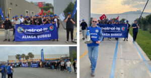 Ravago Petrokimya İşçilerinden Toplu Sözleşme Eylemi