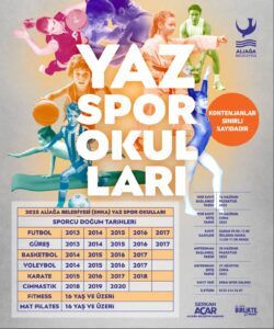 Aliağa Belediyesi Yaz Spor Okulları Kayıtları Başlıyor