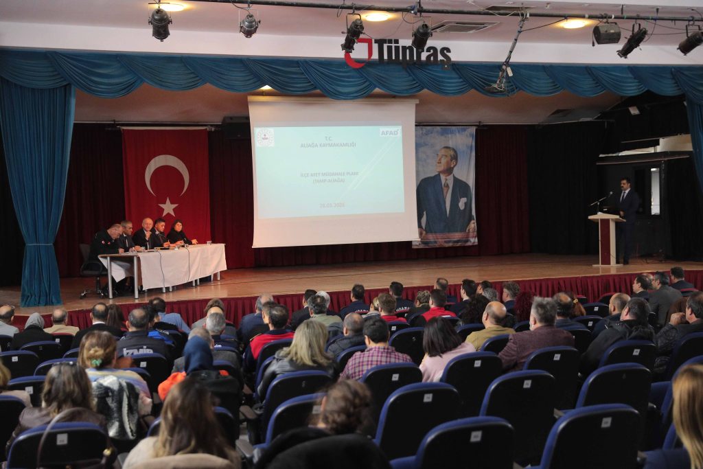 Aliağa’da İlçe Afet Müdahale Planı Toplantısı Gerçekleştirildi
