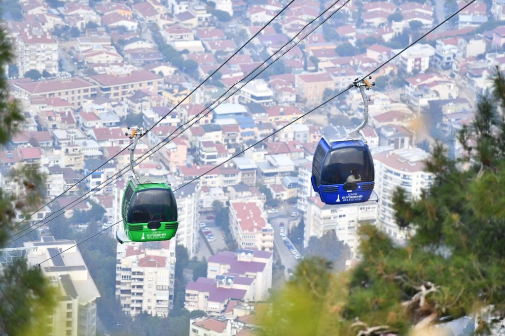 Balçova Teleferik Tesisleri’nde bakım zamanı