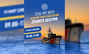 Sahil Güvenlik Botu TCSG-907 Aliağa’da Ziyarete Açılıyor