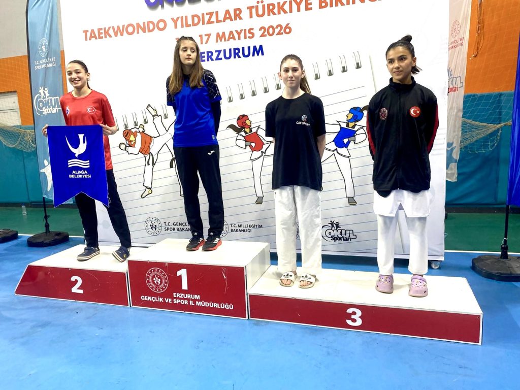 AGM Spor Kulübünden Taekwondoda Türkiye Derecesi