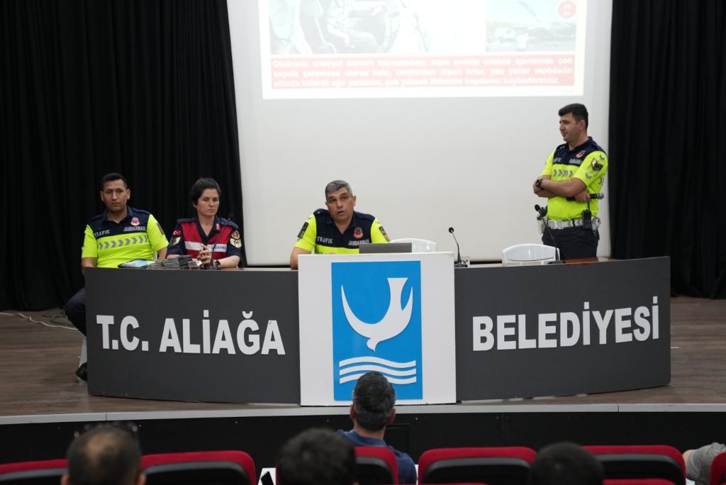 Aliağa Belediyesi’nde Güvenli Sürüş ve Şiddetle Mücadele Semineri