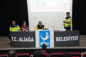 Aliağa Belediyesi’nde Güvenli Sürüş ve Şiddetle Mücadele Semineri