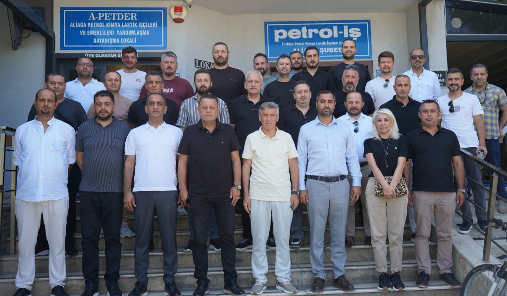 Petrol-İş Sendikası Genel Başkanı Süleyman Akyüz’den Aliağa’ya Ziyaret
