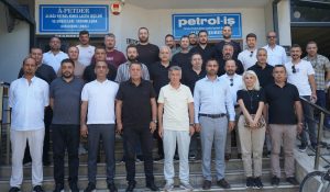 Petrol-İş Sendikası Genel Başkanı Süleyman Akyüz’den Aliağa’ya Ziyaret