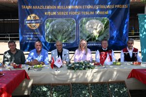 Üreticilere Kışlık Sebze Fidesi Desteği