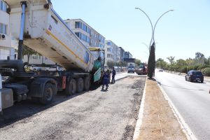 Aliağa’da Necmettin Giritlioğlu Caddesi yenileniyor