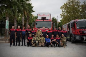 İtfaiye Haftası’nda öğrencilere yangın ve afet eğitimi