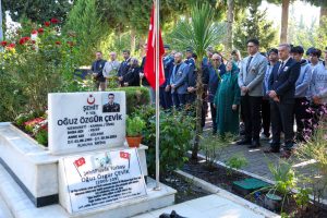 ALİAĞALI ŞEHİT OĞUZ ÖZGÜR ÇEVİK, ŞEHADETİNİN 10. YILINDA ANILDI
